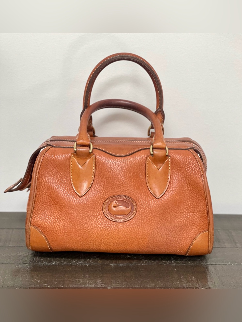 Dooney & Bourke All-Weather Leather Large Gladstone Satchel